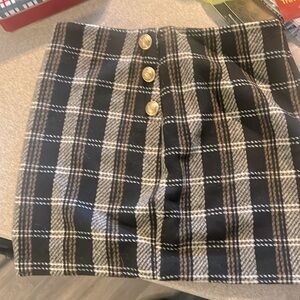 Plaid skirt
